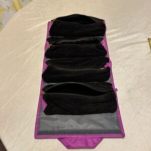 JM New York Velvet Travel Bag